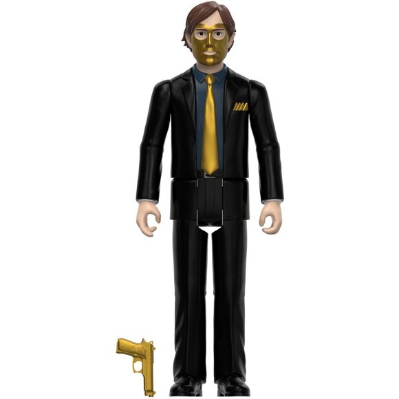 Goldenface Threat Level Midnight The Office Super7 Reaction Figure - Picture 2 of 6